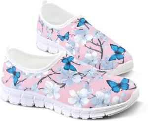 Women's Low-Cut Casual Shoes Lightweight Fashion Loafers Ladies Slip On Walking Shoes Comfy Flats Soft Travel Shoes US Size 5.5-11.5