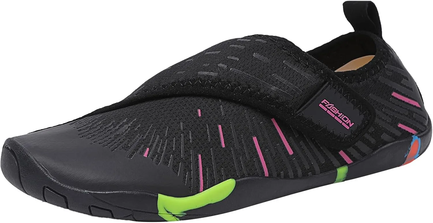 Womens Mens Athletic Hiking Water Shoes, Breathable Quick Dry Aqua Barefoot Footwears for Surfing Training Kayaking