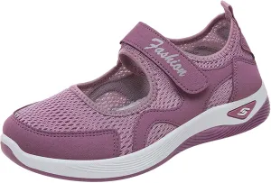 Women's Mesh Orthopedic Shoes Breathable Soft Shoes Arched Support Stretch Cushion Shoes Outdoor Fitness Shoes