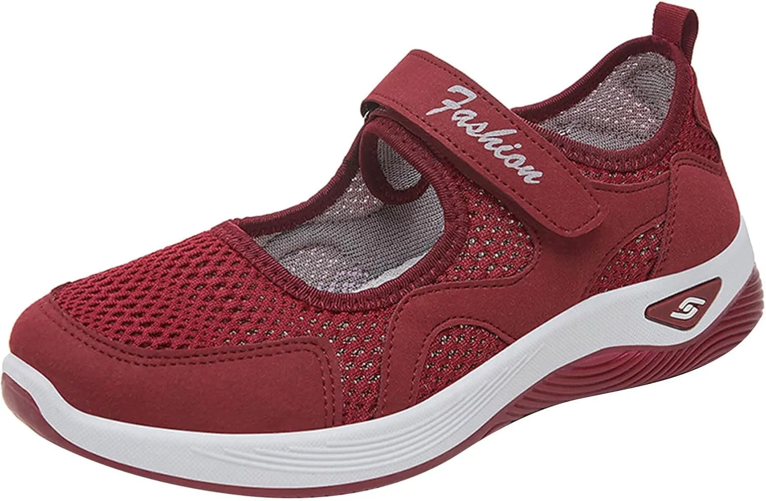 Women's Mesh Orthopedic Shoes Breathable Soft Shoes Arched Support Stretch Cushion Shoes Outdoor Fitness Shoes
