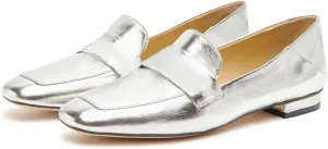 YDN Women Square Toe Comfy Flats Block Low Heel Classic Loafers Office Outfit Walking Shoes Size 4-15 US
